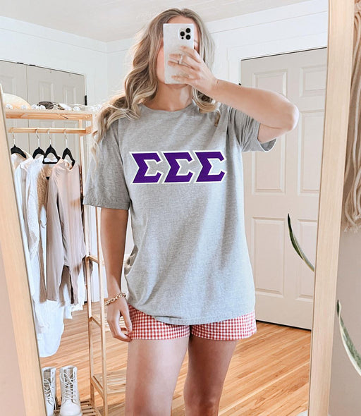 Sigma Sigma Sigma Sigma Sigma Sigma - 2 Day Ship Twill Tee