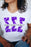 Sigma Sigma Sigma Floral Big Lettered T Shirts Sigma Sigma Sigma Floral Big Lettered T-Shirts