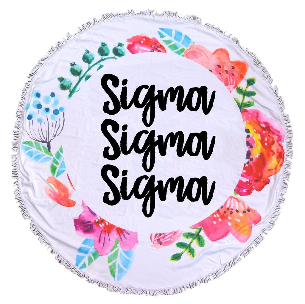 Sigma Sigma Sigma Fringe Towel Blanket Sigma Sigma Sigma Fringe Towel Blanket