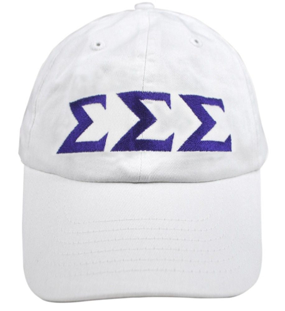 Sigma Sigma Sigma Greek Letter Hat Sigma Sigma Sigma Greek Letter Hat