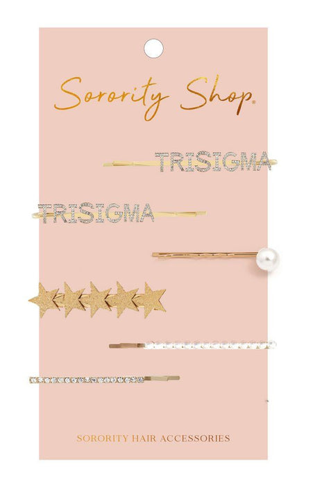 Sigma Sigma Sigma Hair Clips Sigma Sigma Sigma Hair Clips
