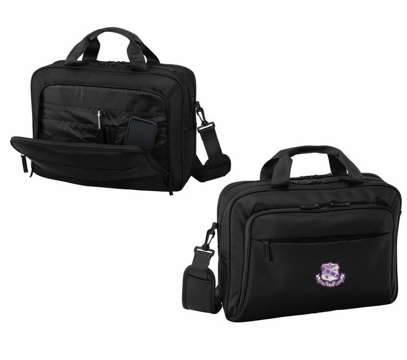 Discount Sigma Sigma Sigma Crest Shield Briefcase Attache DISCOUNT-Sigma Sigma Sigma Crest - Shield Briefcase Attache