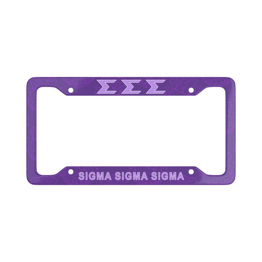 Caraccessories Sigma Sigma Sigma New License Plate Frames