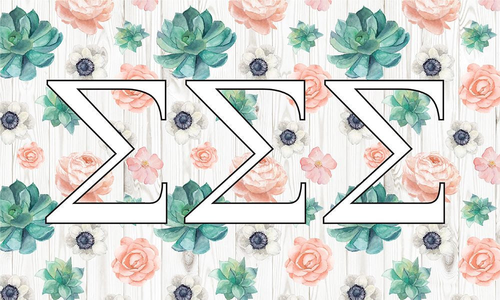 Sigma Sigma Sigma New Succulent Flag Sigma Sigma Sigma New Succulent Flag