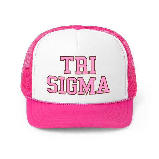 Sigma Sigma Sigma Sigma Sigma Sigma Nickname Trucker Caps