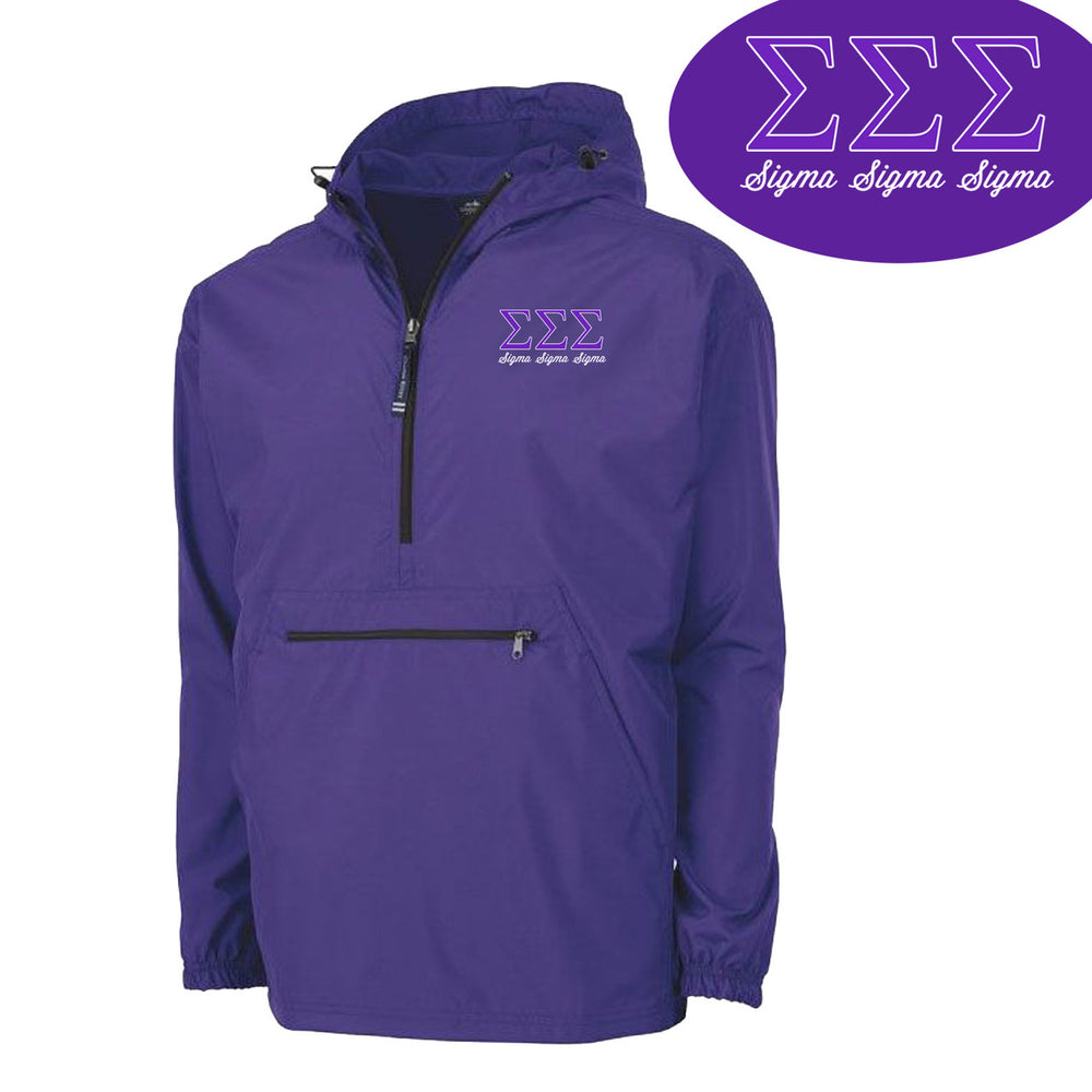 Sigma Sigma Sigma Pack N Go Pullover Sigma Sigma Sigma Pack-N-Go Pullover