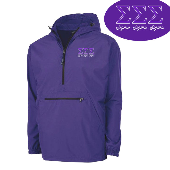 Sigma Sigma Sigma Pack N Go Pullover Sigma Sigma Sigma Pack-N-Go Pullover