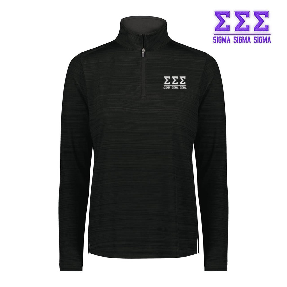 Sigma Sigma Sigma Pursuit Quarter Zip Pullover Sigma Sigma Sigma Pursuit Quarter Zip Pullover