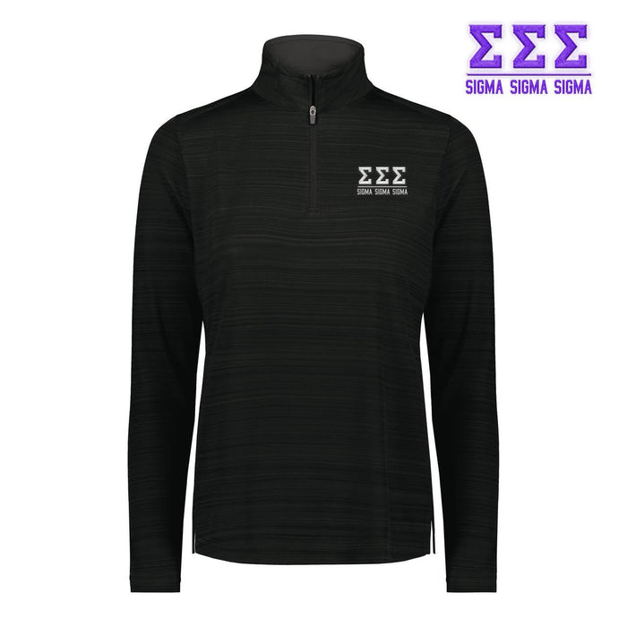 Sigma Sigma Sigma Pursuit Quarter Zip Pullover Sigma Sigma Sigma Pursuit Quarter Zip Pullover