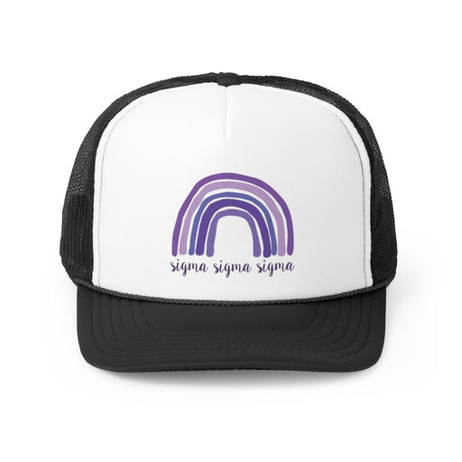 Sigma Sigma Sigma Sigma Sigma Sigma Rainbow Trucker Caps