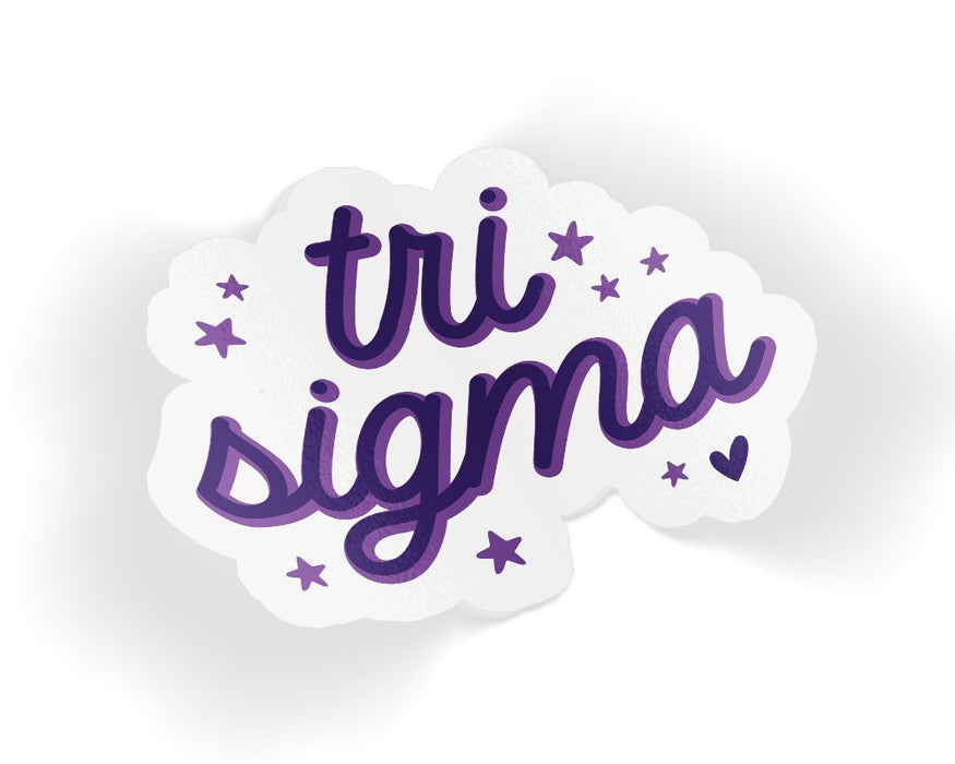 Sigma Sigma Sigma Star Sticker Sigma Sigma Sigma Star Sticker