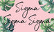 Sigma Sigma Sigma Tropical Flag Sigma Sigma Sigma Tropical Flag