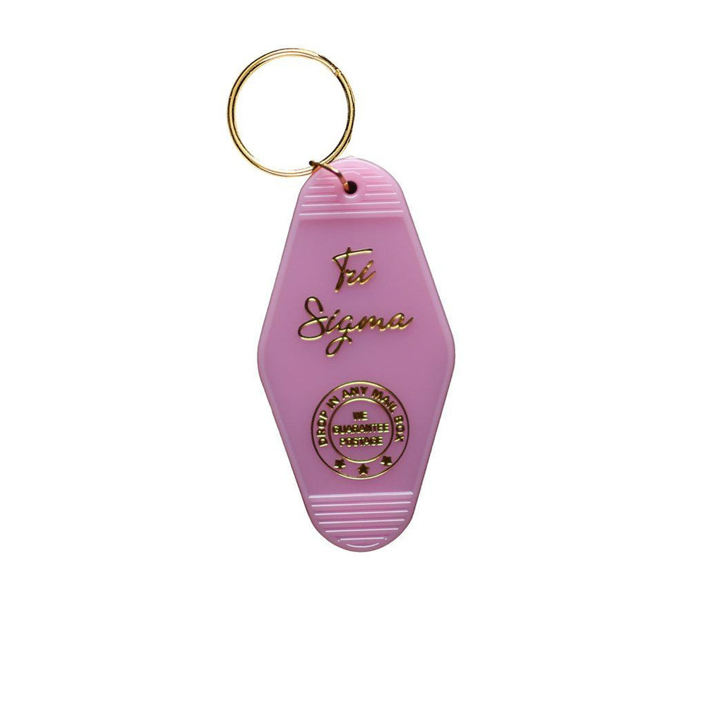 Sigma Sigma Sigma Vintage Motel Keychain Sigma Sigma Sigma Vintage Motel Keychain