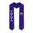 Sigma Sigma Sigma Greek Lettered Graduation Sash Stole With Crest Sigma Sigma Sigma  Greek Lettered Graduation Sash Stole With Crest