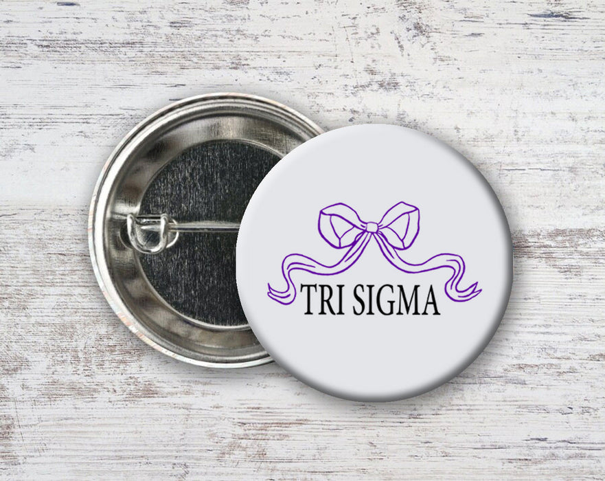 Sigma Sigma Sigma Nickname Bow Pin Buttons Sigma Sigma Sigma Nickname Bow Pin Buttons
