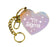 Sigma Sigma Sigma Iridescent Heart Keychain Sigma Sigma Sigma Iridescent Heart Keychain