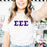Sigma Sigma Sigma Custom Twill Tee Sigma Sigma Sigma Custom Twill Tee