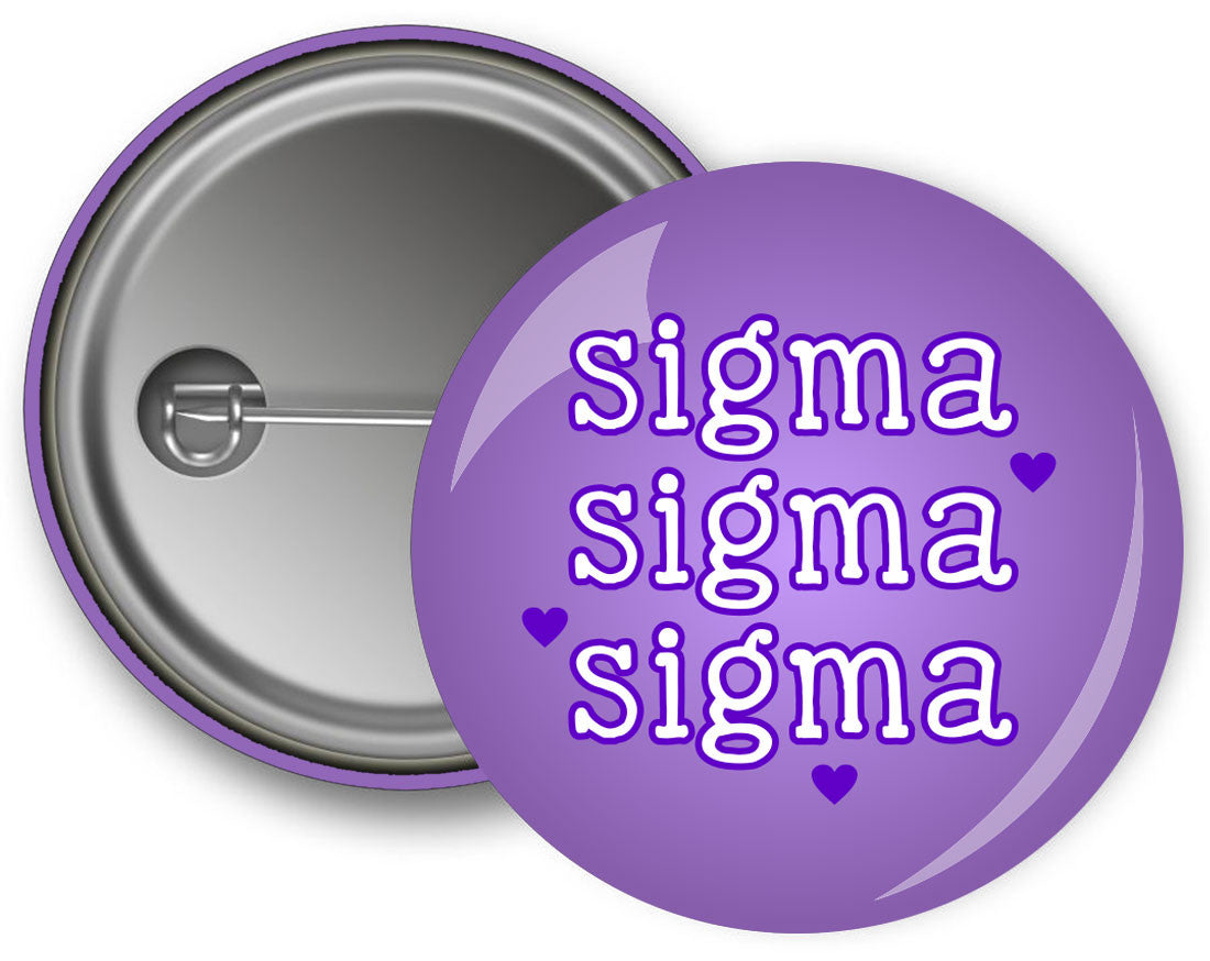 Sigma Sigma Sigma Cutie Button Sigma Sigma Sigma Cutie Button
