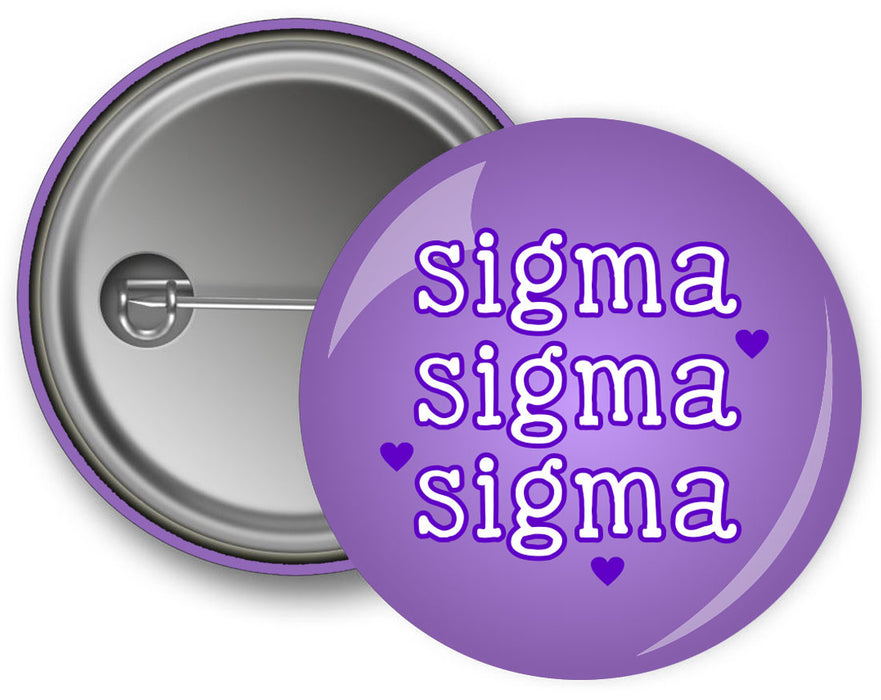 Sigma Sigma Sigma Cutie Button Sigma Sigma Sigma Cutie Button