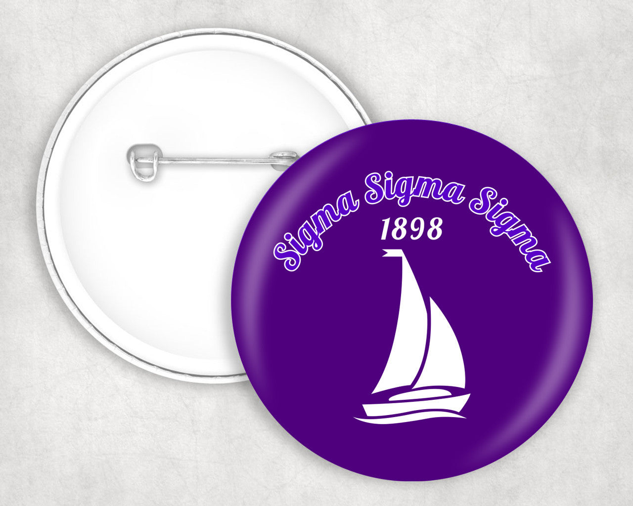 Sigma Sigma Sigma Classic Logo Pin Buttons Sigma Sigma Sigma Classic Logo Pin Buttons