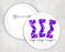 Sigma Sigma Sigma Big Floral Pin Buttons Sigma Sigma Sigma Big Floral Pin Buttons
