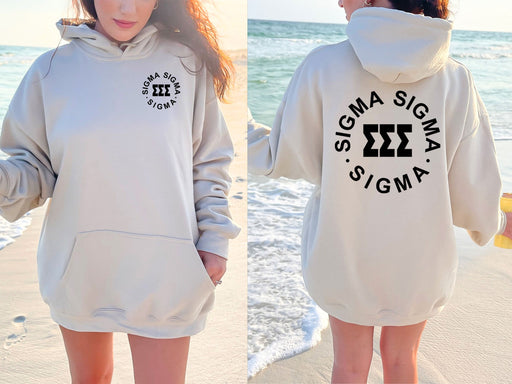 Clothing Sigma Sigma Sigma Circle Hoodie