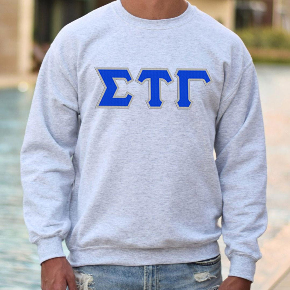 Sigma Tau Gamma 2 Day Ship Twill Crewneck Sweatshirt Sigma Tau Gamma - 2 Day Ship Twill Crewneck Sweatshirt