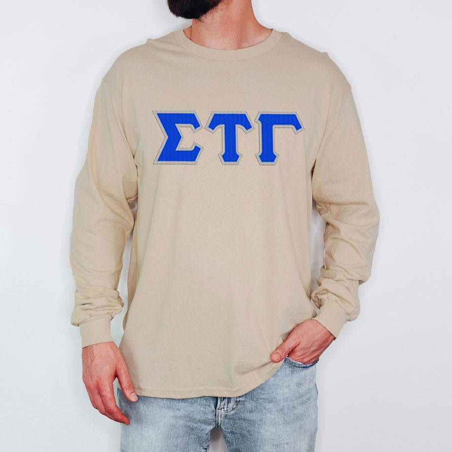 Sigma Tau Gamma 2 Day Ship Twill Long Sleeve Tee Sigma Tau Gamma - 2 Day Ship Twill Long Sleeve Tee