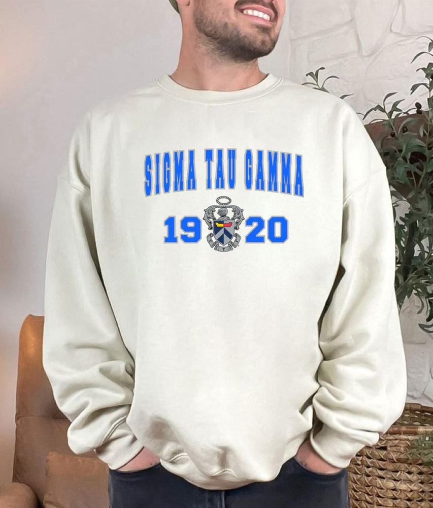 Sigma Tau Gamma Athlete Crewneck Sweatshirt Sigma Tau Gamma Athlete Crewneck Sweatshirt