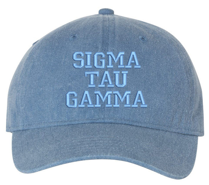Sigma Tau Gamma Pigment Dyed Baseball Cap Sigma Tau Gamma Pigment Dyed Baseball Cap