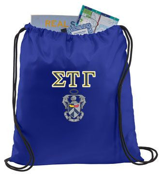 Sigma Tau Gamma Crest Shield Cinch Sack Sigma Tau Gamma Crest - Shield Cinch Sack
