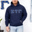 Sigma Tau Gamma Fraternity Crest Shield Twill Letter Hooded Sweatshirt Sigma Tau Gamma Fraternity Crest - Shield Twill Letter Hooded Sweatshirt