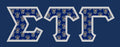 Sigma Tau Gamma Fraternity Crest Shield Twill Letter Longsleeve Tee Sigma Tau Gamma Fraternity Crest - Shield Twill Letter Longsleeve Tee