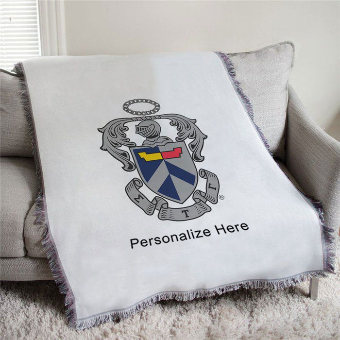 Sigma Tau Gamma Full Color Crest Afghan Blanket Throw Sigma Tau Gamma Full Color Crest Afghan Blanket Throw