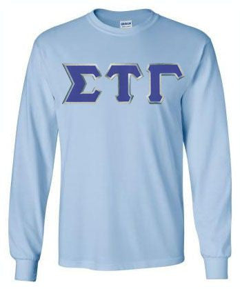 Sigma Tau Gamma Lettered Long Tee Sigma Tau Gamma Lettered Long Tee