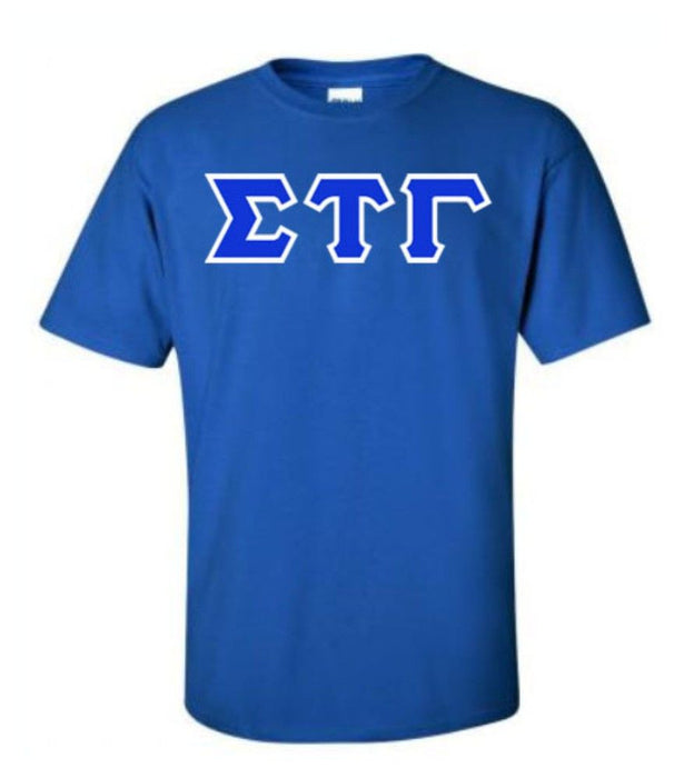 Sigma Tau Gamma Lettered T Shirt Sigma Tau Gamma Lettered T-Shirt