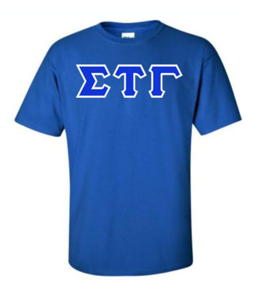 Sigma Tau Gamma Lettered T Shirt Sigma Tau Gamma Lettered T-Shirt