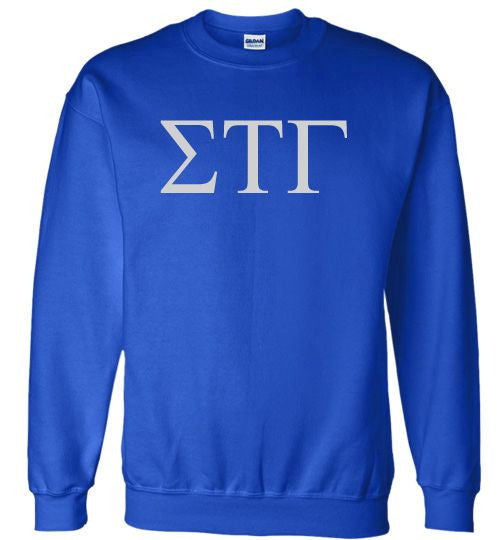 Sigma Tau Gamma Lettered World Famous Greek Crewneck Sigma Tau Gamma Lettered World Famous Greek Crewneck