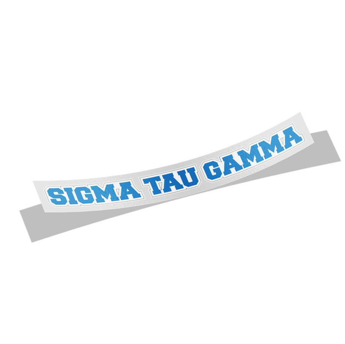 Sigma Tau Gamma Long Window Sticker Sigma Tau Gamma Long Window Sticker