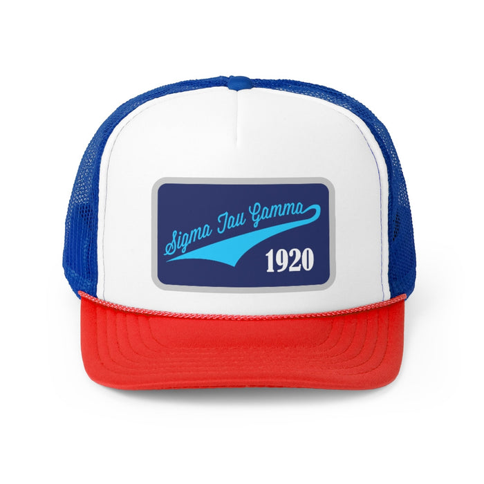 Sigma Tau Gamma Tail Patch Design Trucker Hats Sigma Tau Gamma Tail Patch Design Trucker Hats