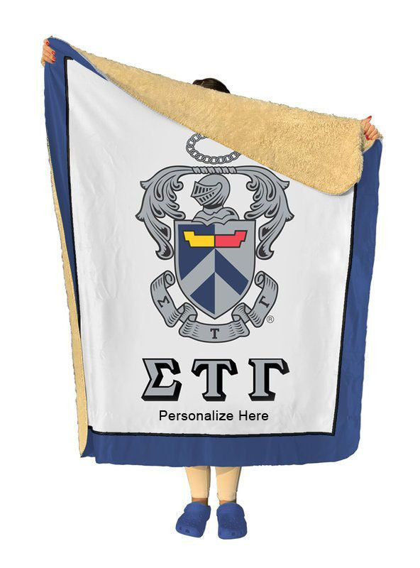 Sigma Tau Gamma Sherpa Lap Blanket Sigma Tau Gamma Sherpa Lap Blanket