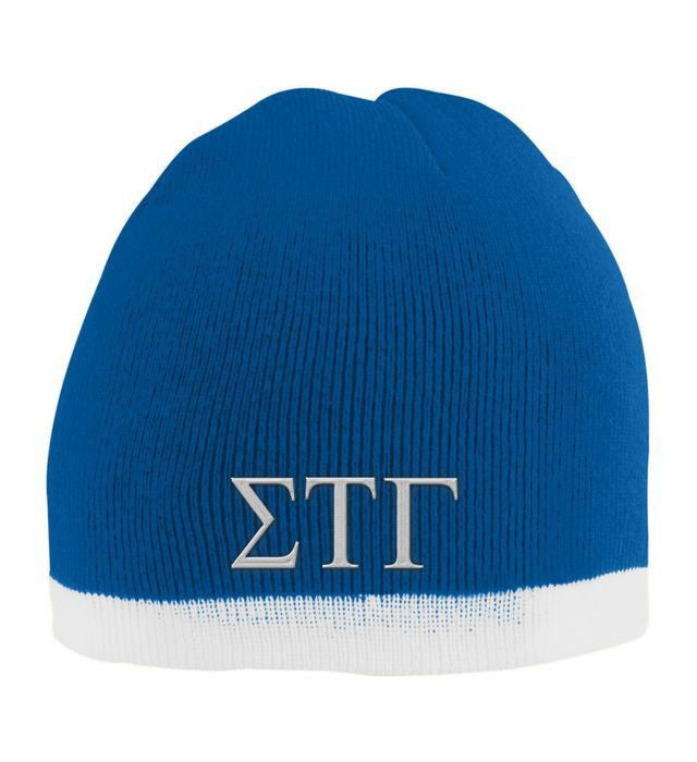 Sigma Tau Gamma Two Tone Knit Beanie Sigma Tau Gamma Two Tone Knit Beanie