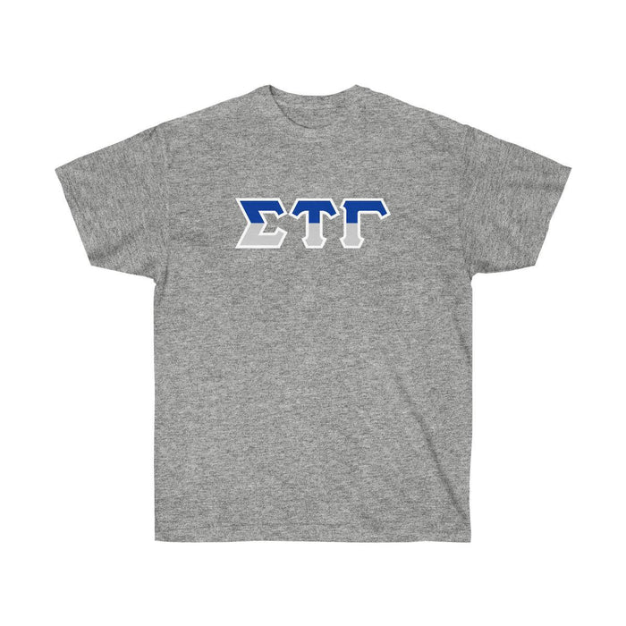 Printify Sigma Tau Gamma Two Toned Greek Lettered T Shirts Sigma Tau Gamma Two Toned Greek Lettered T-shirts