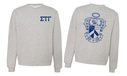 Sweatshirts Sigma Tau Gamma World Famous Crest - Shield Crewneck Sweatshirts