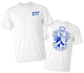 Greekgear Sigma Tau Gamma World Famous Crest Tee Sigma Tau Gamma World Famous Crest Tee