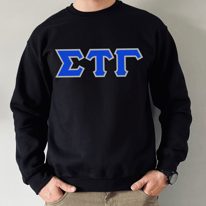 Sigma Tau Gamma Custom Twill Crewneck Sweatshirt Sigma Tau Gamma Custom Twill Crewneck Sweatshirt