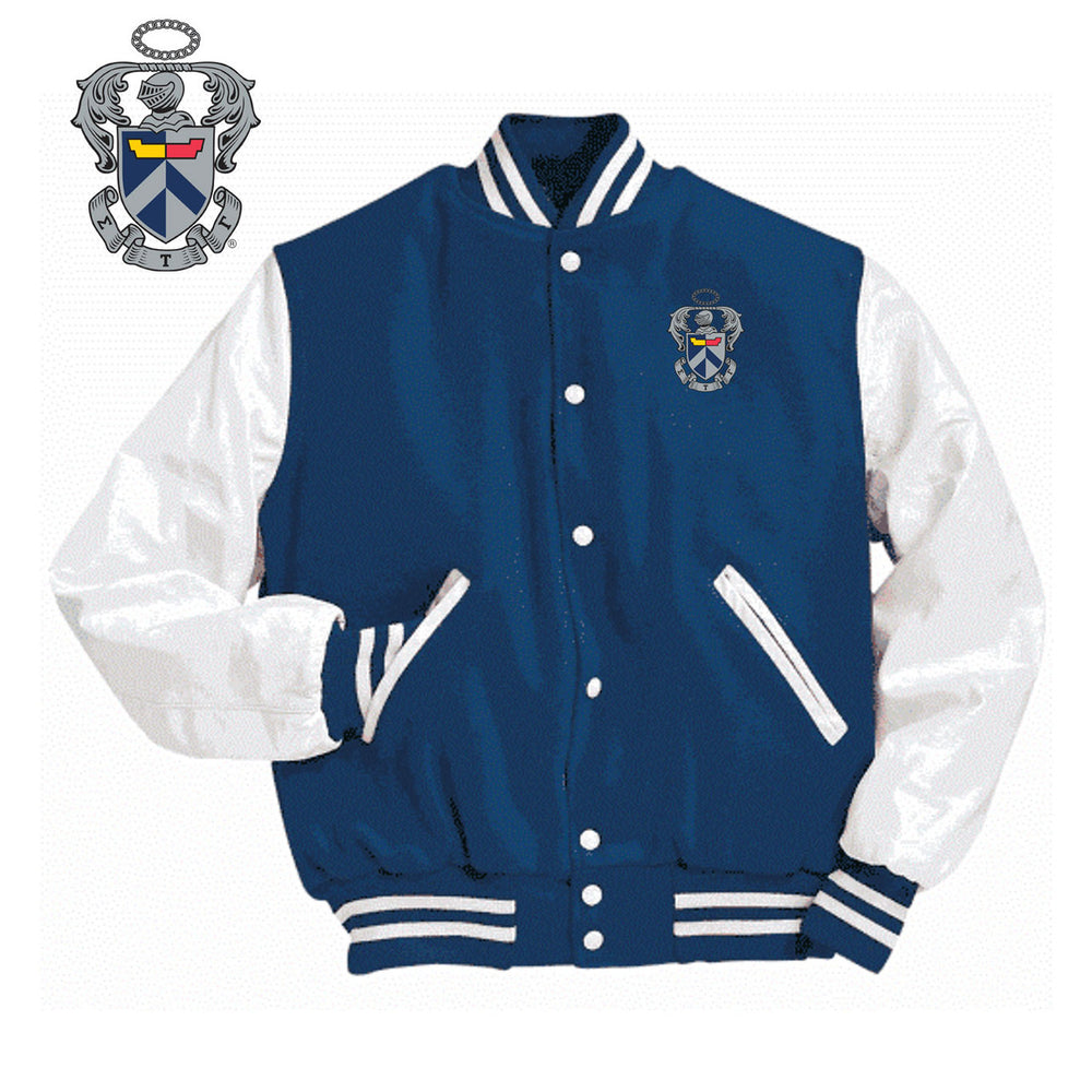 Sigma Tau Gamma Varsity Crest Shield Jacket Sigma Tau Gamma Varsity Crest - Shield Jacket