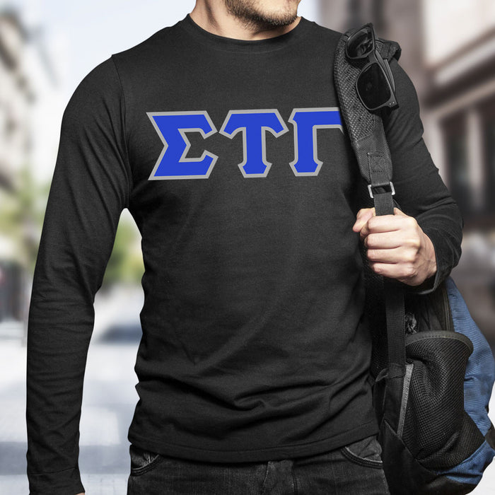Sigma Tau Gamma Lettered Long Sleeve Shirt Sigma Tau Gamma Lettered Long Sleeve Shirt