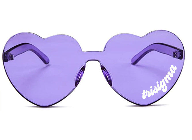 Sigma Sigma Sigma Heart Shaped Sunglasses Sigma Sigma Sigma Heart Shaped Sunglasses