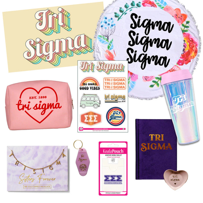 Sigma Sigma Sigma Celebrate Sisterhood Sorority Gift Box 10 Items! Sigma Sigma Sigma Celebrate Sisterhood Sorority Gift Box - 10 Items!